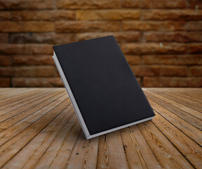 3D illustration. Hardcover book isolated.