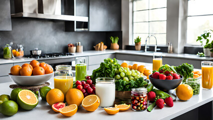 Healthy eating & Healthy lifestyle with increasing use of fresh fruits as a new year resolution