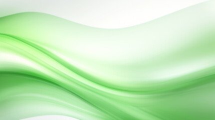 Fototapeta premium Abstract green gradient textured background with dynamic, glowing light rays and bright waves
