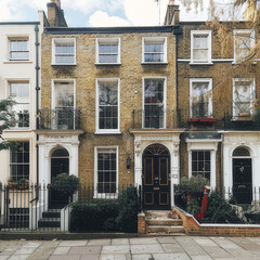 Fototapeta na wymiar London Terrace House 
