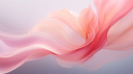 Serene calming soft warm pastel gradient minimalistic background, a fluid flowing abstract banner, dreamy subtle and soothing the senses concept - obrazy, fototapety, plakaty
