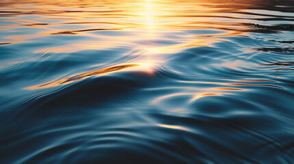 abstract background of water surface with sun light and bokeh