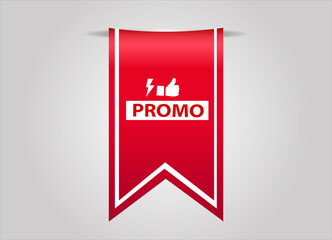 red flat Sale web banner for promo banner and poster