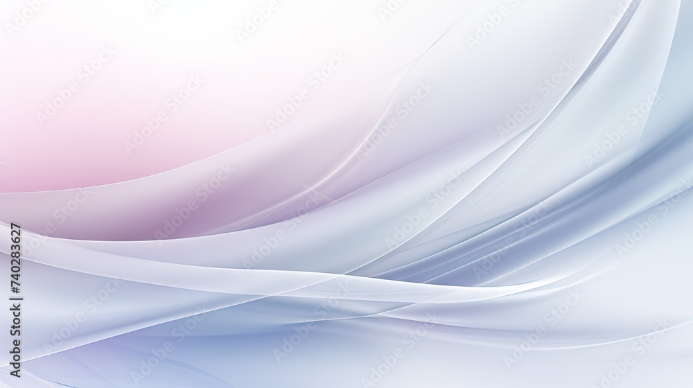 Poster elegant white and pink abstract background with smooth wave design element