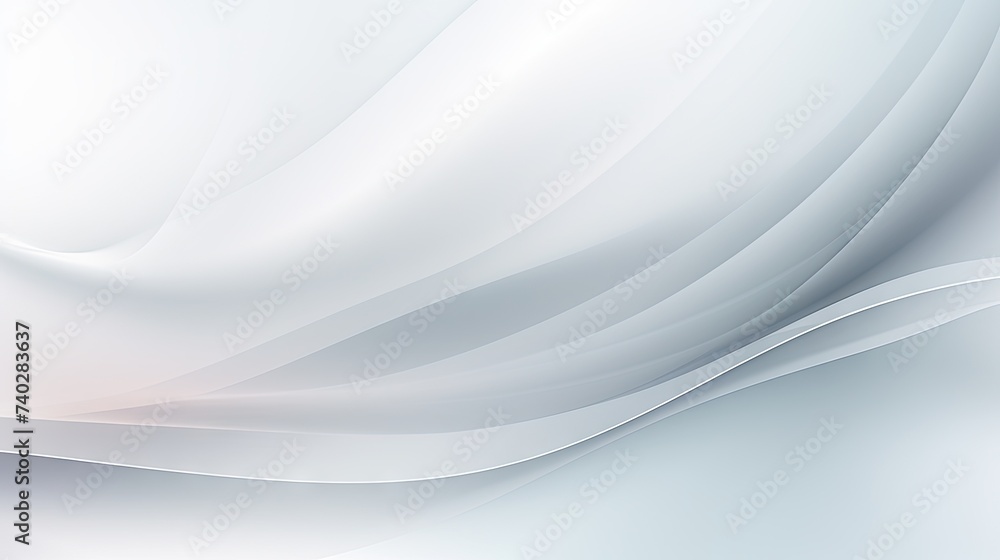 Poster elegant white wave on gray gradient background for modern designs and concepts