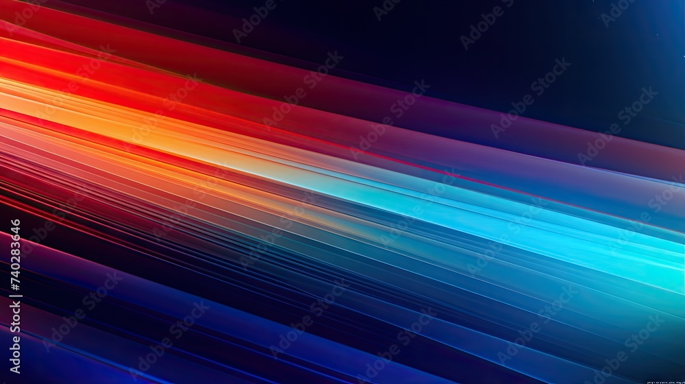 Poster vibrant lines and colors in a mesmerizing abstract background
