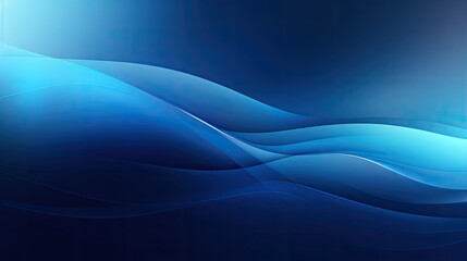 Soothing Oceanic Vibes: Abstract Dark Blue Waves Gradient Background for Relaxation and Inspiration