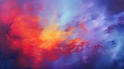 Obraz na płótnie Canvas Vibrant Abstract Painting Evokes Emotions and Creativity on Canvas