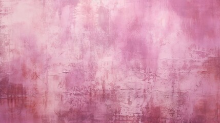 Vivid Pink and Purple Abstract Painting on White Background Evoking Creativity and Emotion