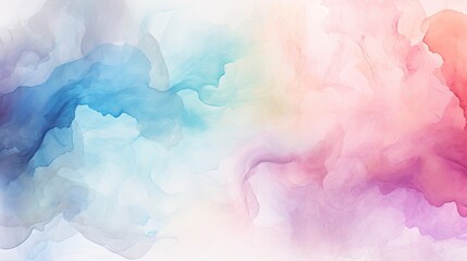 Fototapeta na wymiar Vibrant Watercolors Swirl Together in a Mesmerizing Abstract Art Background