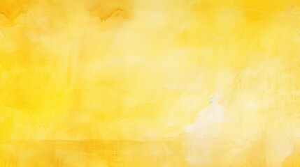 Vibrant Yellow Watercolor Abstract Background with Soft Painted Texture