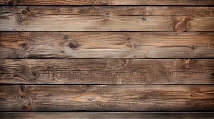 Rustic Wooden Wall Displaying a Warm Brown Texture Background with Vintage Charm