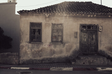 old stone house