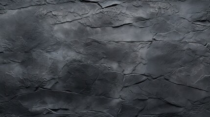 Elegant Black Anthracite Stone Texture Background with Raw Rough Surface
