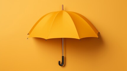 A sleek and trendy umbrella as a fashion accessory with ample space for text, stylish side view