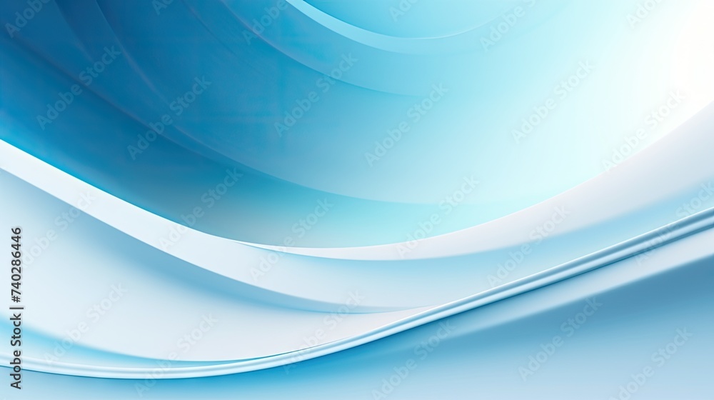 Aufkleber ethereal blue and white abstract background with copy space for design projects