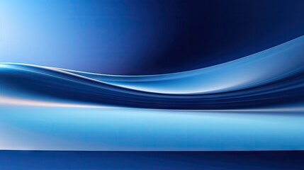 Tranquil Blue Wave Abstract Background for Elegant Product Showcases and Designs