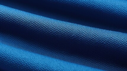 Vibrant Blue Billiard Cloth Close-Up of Textured Fabric - Abstract Background Concept