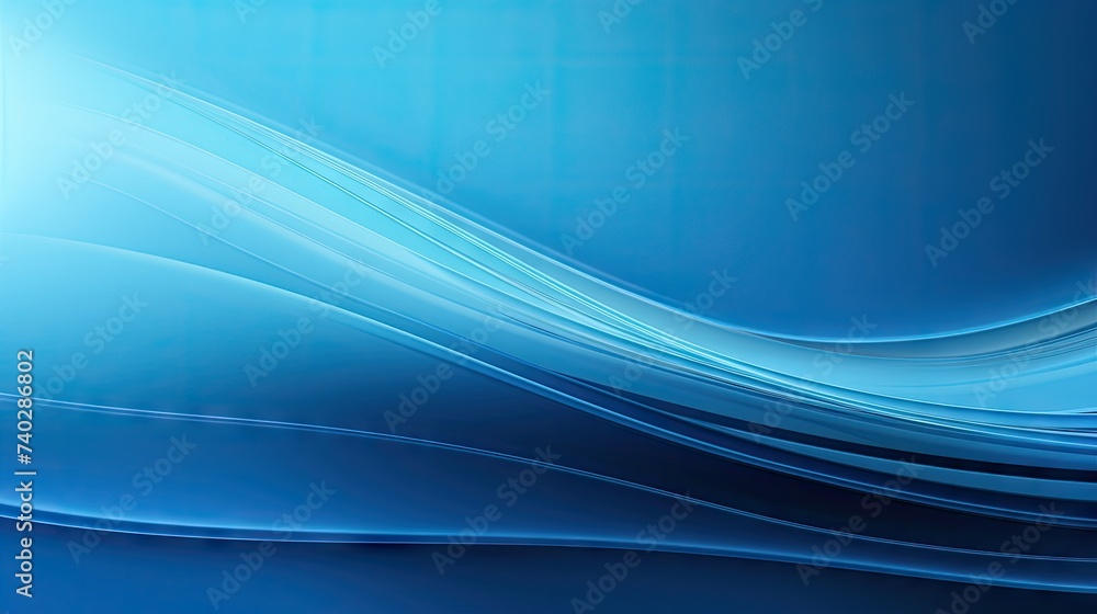 Poster elegant blue gradient background with soft spot light - perfect for product displaying