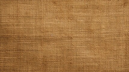 Fototapeta na wymiar Earthy Brown Burlap Texture Background Featuring Natural Rough Fibers