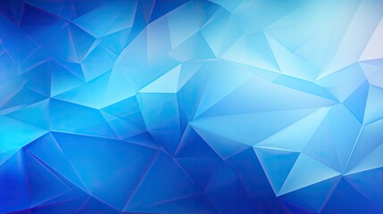 Mesmerizing Shades of Blue in Abstract Polyagonal Background Design