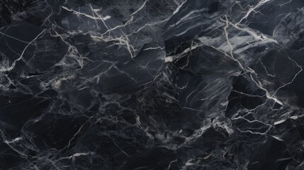 Elegant Black Marble Texture: Luxury Stone Background with Intricate Natural Patterns