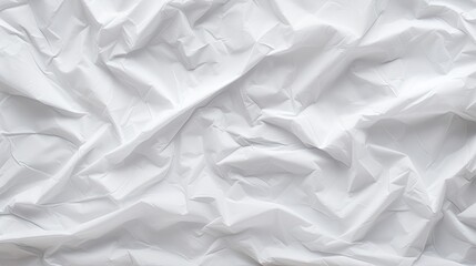 Obraz premium Abstract White Paper Poster Texture with Crumpled and Creased Surface for Artistic Designs