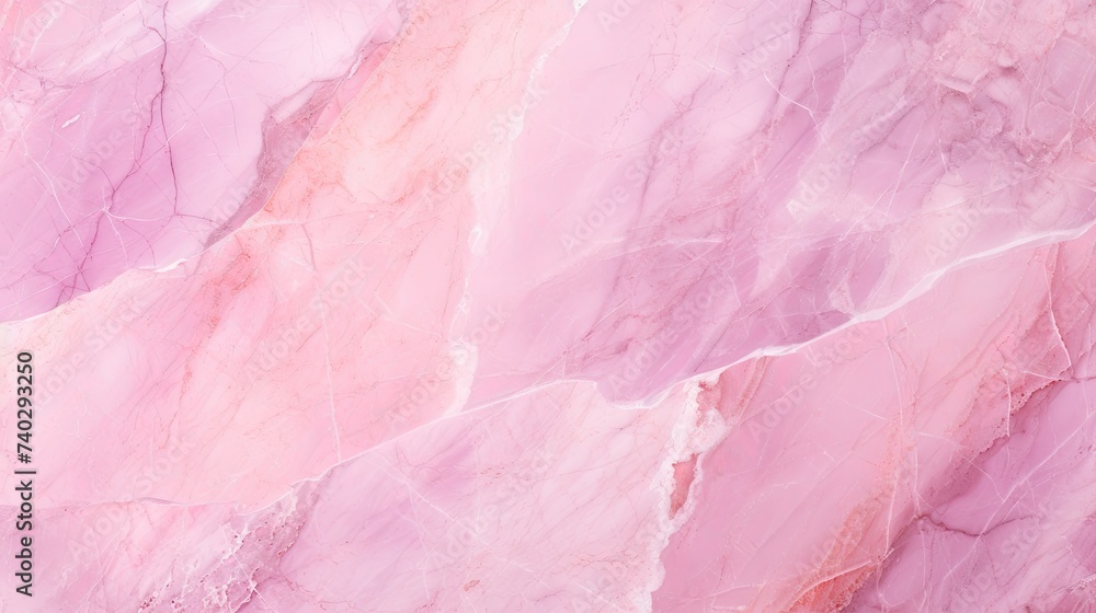 Poster Elegant Pink Marble Texture: Abstract Stone Background with Intricate Patterns and Smooth Surface
