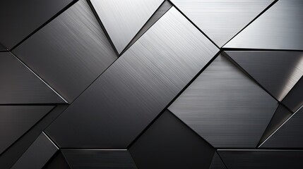 Intricate Black and Silver Wallpaper with Elegant Metallic Pattern Detail