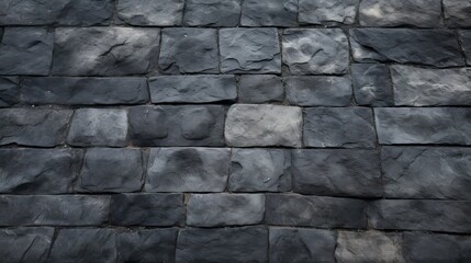 Rustic Slate Roof Tiles - Natural Textured Background Perfect for Architectural Design