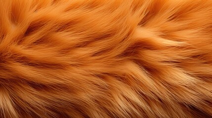 Luxurious Close-Up View of Soft and Beautiful Animal Fur Texture