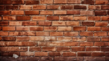 Vintage Red Brick Wall Texture with Distinctive Red Brick Element