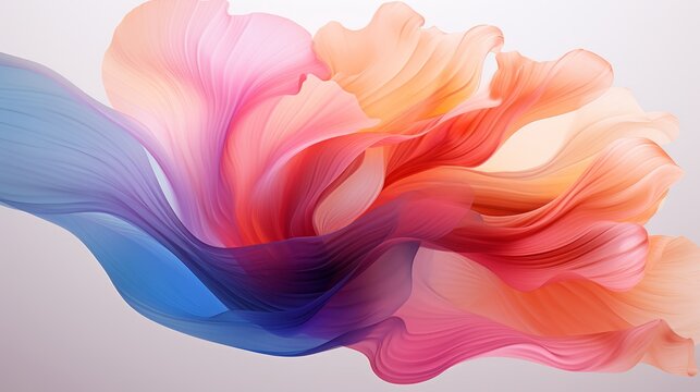 Serene calming soft warm pastel gradient minimalistic background, a fluid flowing abstract banner, dreamy subtle and soothing the senses concept