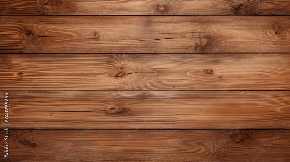 Poster rustic wooden texture background with natural patterns - panoramic view of wood surface