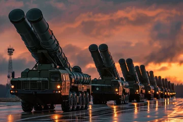 Deurstickers Air defense missile systems  © Karol