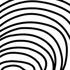 Seamless pattern of black undulated lines on white
