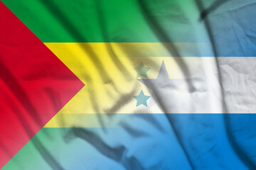 Sao Tome and Principe and Honduras official flag transborder negotiation HND STP