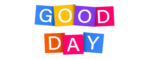 Good day. Signature in flat style