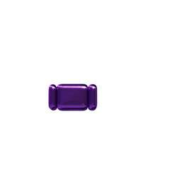 Symbol made of purple vertical blocks