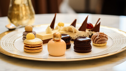 Food, dessert and hospitality, sweet desserts in restaurant a la carte menu, English countryside exquisite cuisine, culinary art and fine dining