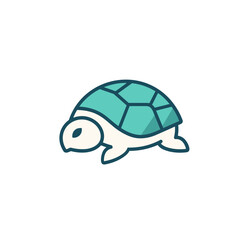 sleeping turtle tortoise  vector illustration isolated transparent background logo, cut out or cutout t-shirt print design 