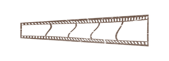 35mm retro film strip in 3d vector design with 5 frames on white background. Vintage film reel icon illustration to use in photography, summer vacation, cinema, travel, photo frame. 