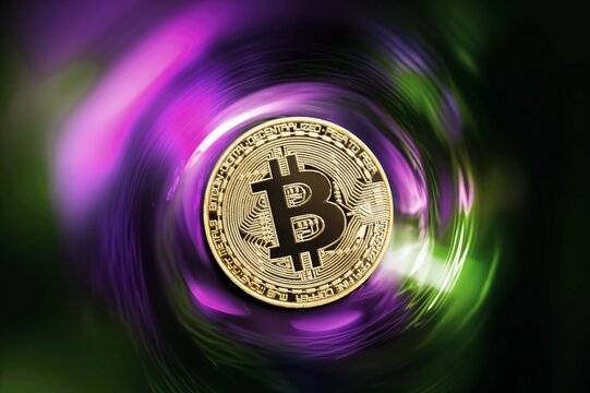 Crypto currency coin bitcoin symbol