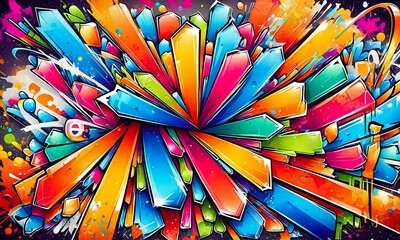 abstract background multicolor, 3d render abstract, colorful abstract illustration, background wallpaper PC