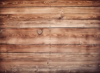 Naklejka premium Wooden wall background or texture. Wood planks surface pattern.