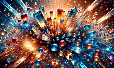 abstract background multicolor, 3d render abstract, colorful abstract illustration, background wallpaper PC 