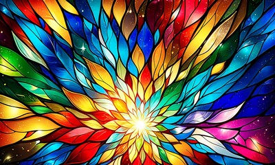 abstract background multicolor, 3d render abstract, colorful abstract illustration, background wallpaper PC 