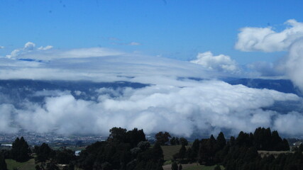 Paisaje con cielo de fondo