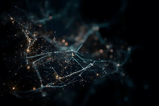 DNA and neurons on black background , .highly detailed,   cinematic shot   photo taken by sony   incredibly detailed, sharpen details   highly realistic   professional photography lighting   lightroom