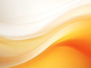 Liquid Motion, Abstract Orange-Yellow in White,  Gradient Design for Banners, Backgrounds, Wallpapers, Covers